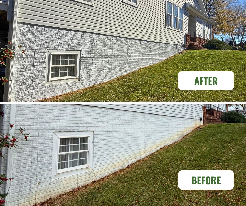 exterior before and after